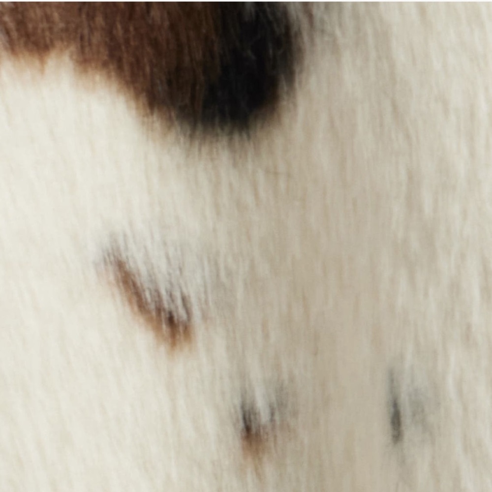 Bernardo Cow Print Faux Fur Jacket - Picture 7 of 7